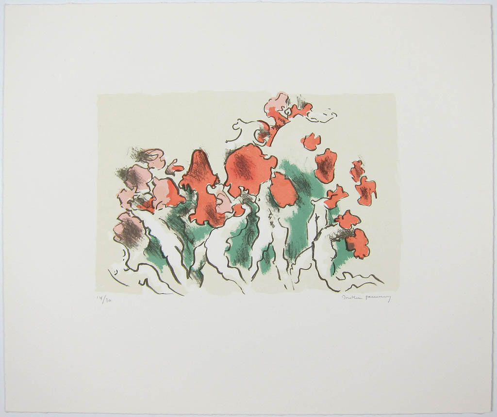 Dorothea Tanning - Garden - 1985 color lithograph